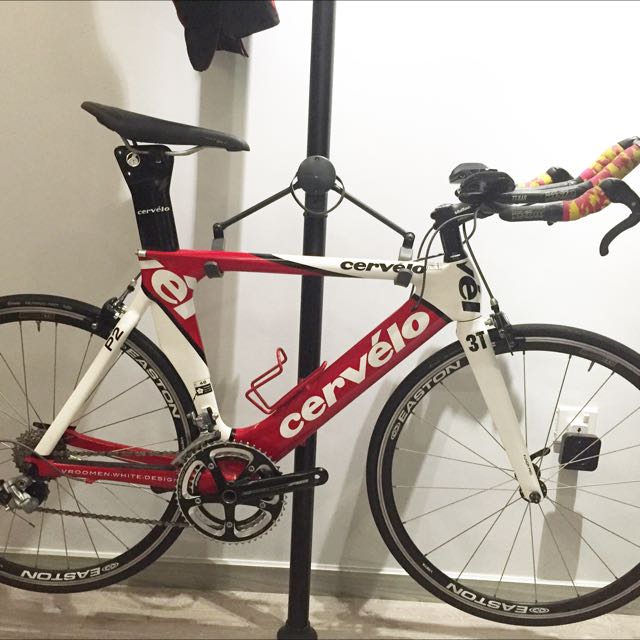 Cervelo 2010 P2 Size 48 650 Wheel Tri Bike Bicycle Tt