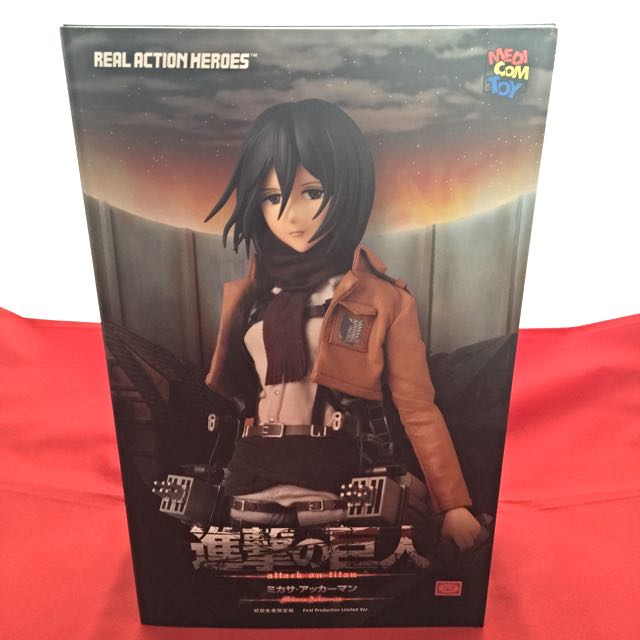 MEDICOM Real Action Heroes RAH 1 6 Scale Attack On Titan Mikasa