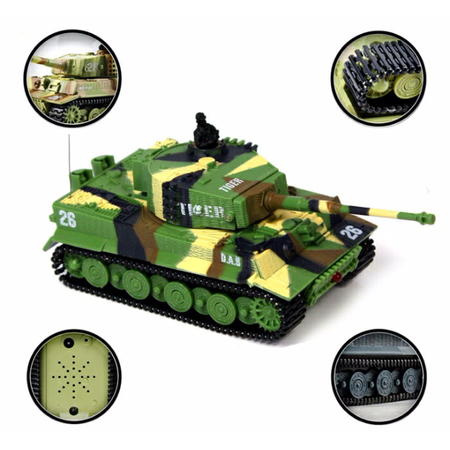 Radio Remote Control Tiger Tank Mini 172, Hobbies & Toys, Toys & Games on Carousell