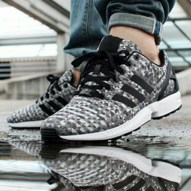 Adidas ZX Flux Weave "Black & White Men's Fashion, Activewear on Carousell