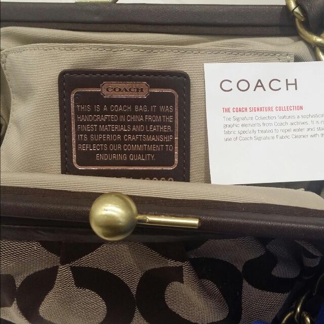 coach dinner bag