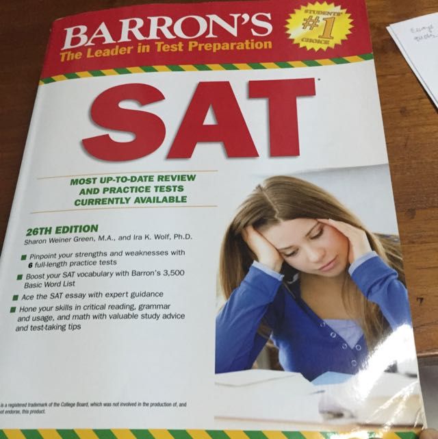 barrons sat book 26th edition