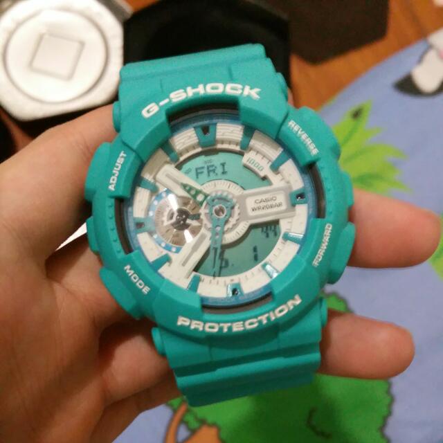 G shock cheap sky blue watch