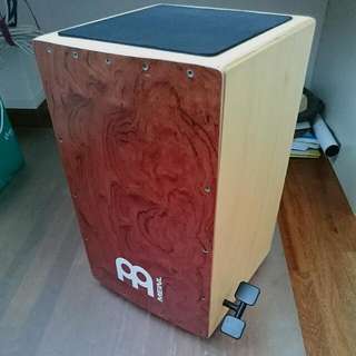(RESERVED) Meinl Percussion CAJ100BU-M ERGO-SHAPE Pedal Cajon, Bubinga