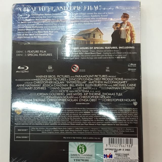 Interstellar Blu-Ray, Everything Else on Carousell