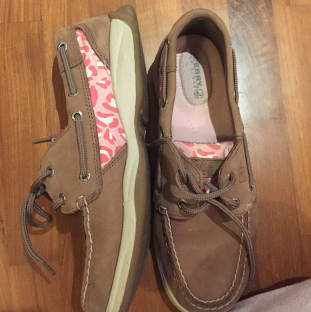 Leopard sperrys on sale