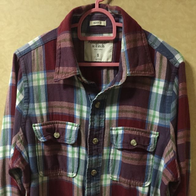 abercrombie flannel shirts