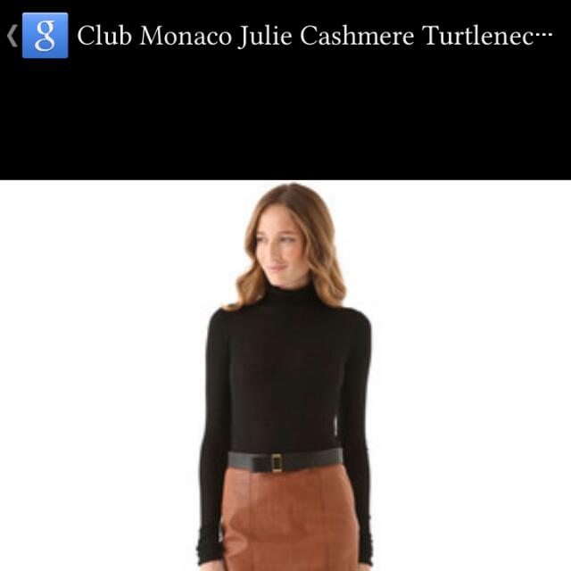 Club monaco black turtleneck shop