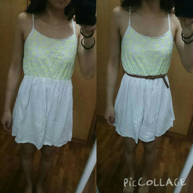 neon yellow beach cover ups