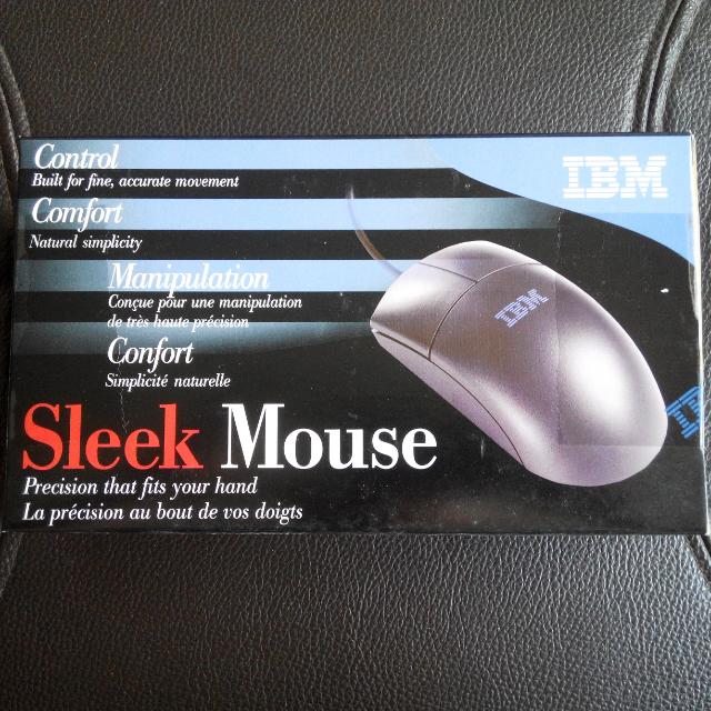 Brand New Old School IBM PS/2 Mouse (Black), Computers & Tech, Parts ...