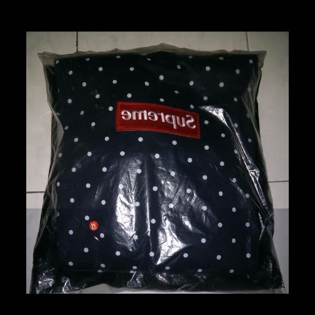 Cdg supreme hoodie polka dot clearance