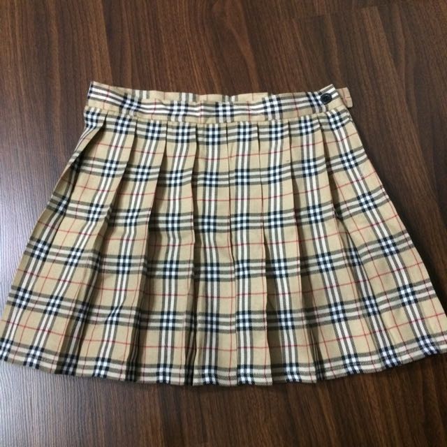 burberry print tennis skirt