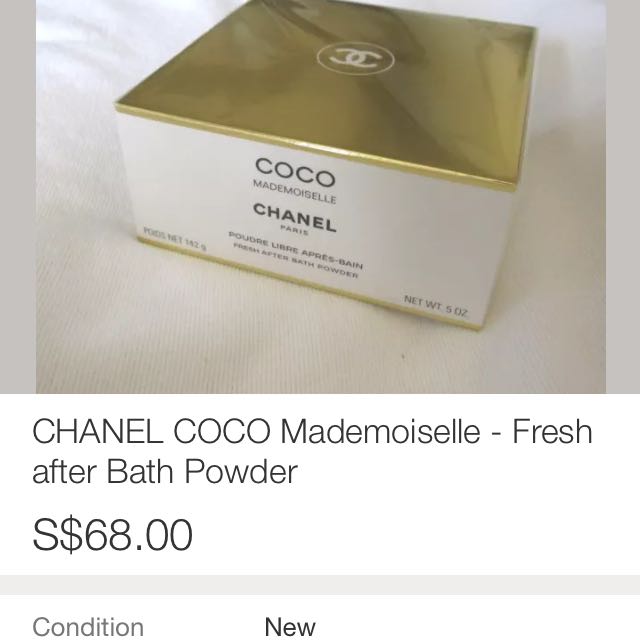 CHANEL COCO MADEMOISELLE Fresh After Bath Powder 5 oz., Women's Fashion,  Jewelry & Organisers, Body Jewelry on Carousell