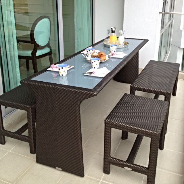 Dedon Outdoor Furniture Set, Furniture & Home Living, Outdoor Furniture