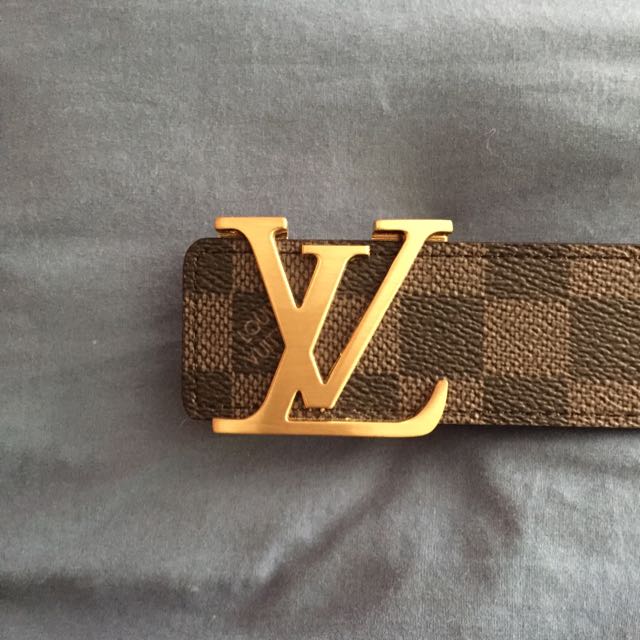 Leather belt Louis Vuitton Black size XL International in Leather - 30647527