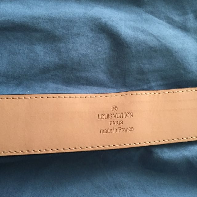 Leather belt Louis Vuitton Brown size XL International in Leather - 20844708
