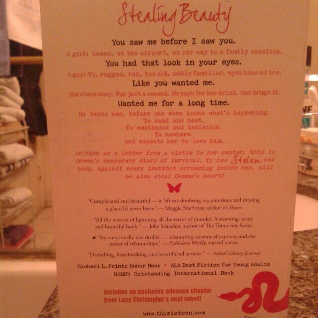 Stolen By Lucy Christopher Books Stationery On Carousell