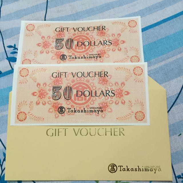 Takashimaya Voucher, Tickets & Vouchers, Vouchers on Carousell