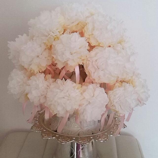 Bunga Paha Bunga Telur Pompom Design Craft On Carousell