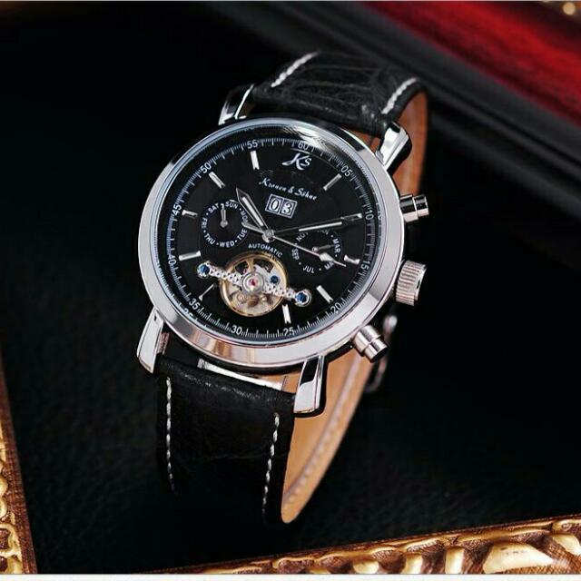 Kronen Sohne Jam Tangan Asli Original Branded Automatic Leather Watch Ksbys201 Fesyen Wanita Di Carousell
