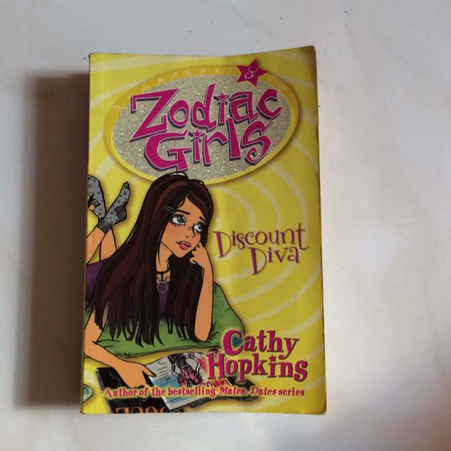 Zodiac Girls Discount Diva By Cathy Hopkins Books Stationery On Carousell