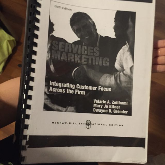 Services Marketing Textbook Sixth Edition Books Stationery Textbooks On Carousell