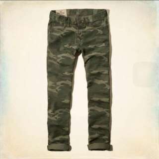 Hollister Skinny Camo Jeans