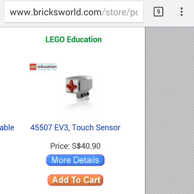 lego ev3 touch sensor