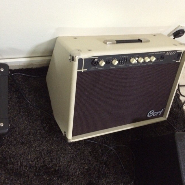 CORT AF60 ACOUSTIC GUITAR AMPLIFIER, Hobbies & Toys, Music & Media, Music Accessories on Carousell