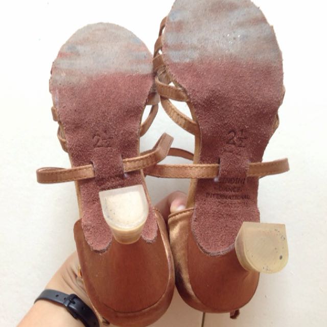 Dancesport Ballroom Dance Heels Latin Dance Shoes in Bronze Nude Light Brown from Cindini Dance International