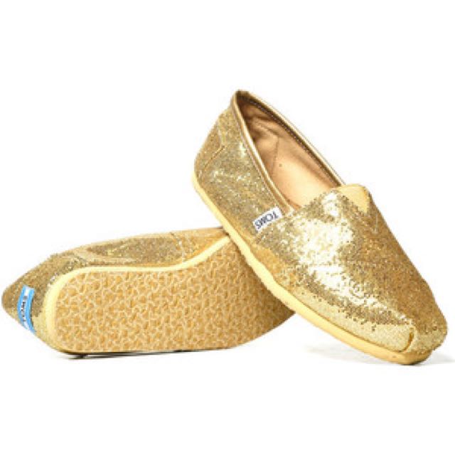 Gold glitter clearance toms