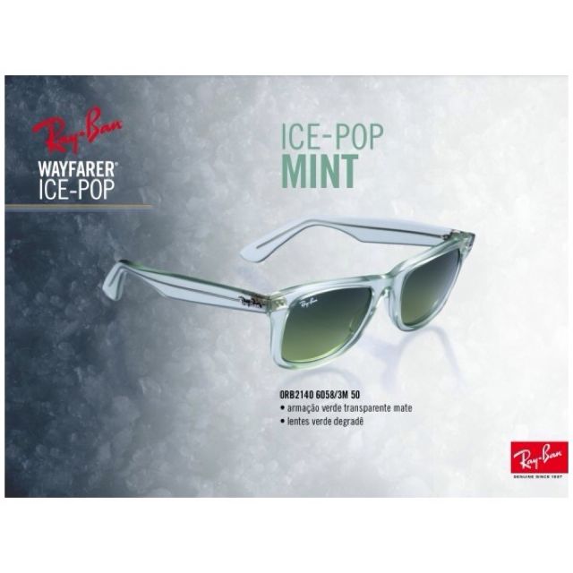 ray ban ice pop mint