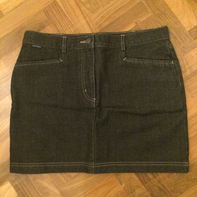 burberry denim skirt