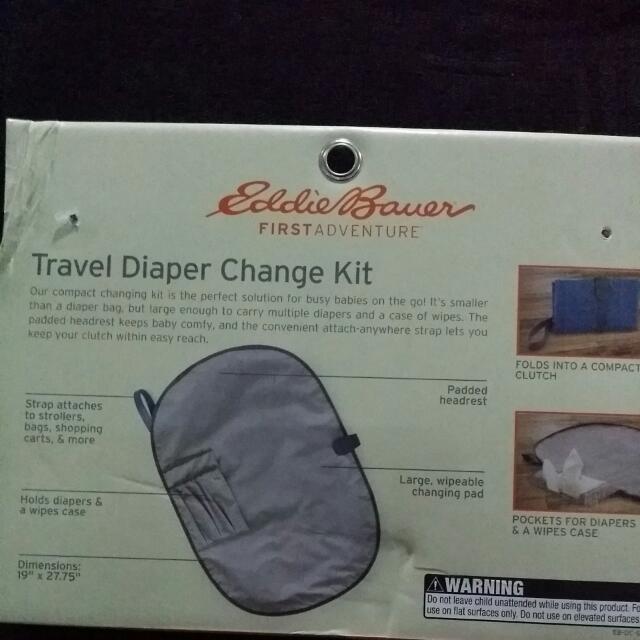 Eddie Bauer Travel Diaper Change Kit, Babies & Kids, Babies & Kids