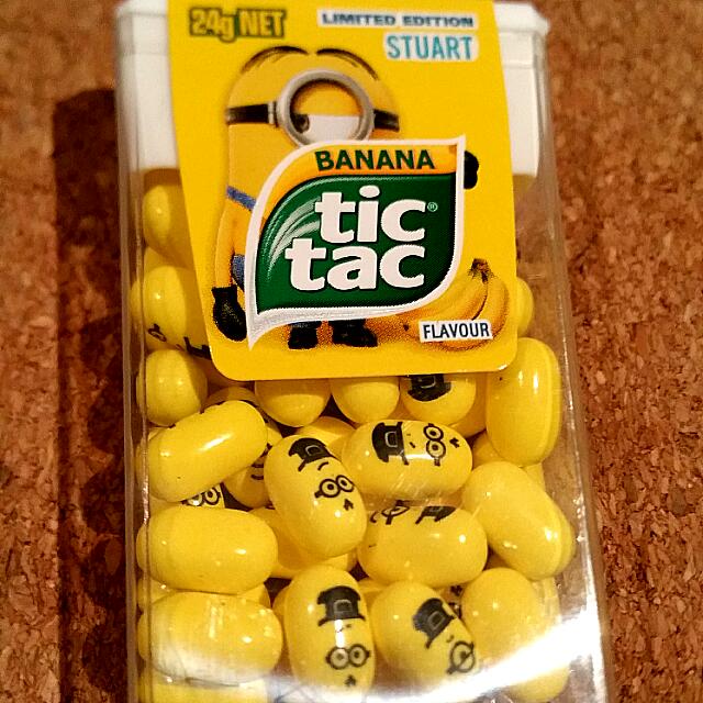 Limited Edition Minions Despicable Me Tic Tac, Everything Else on Carousell