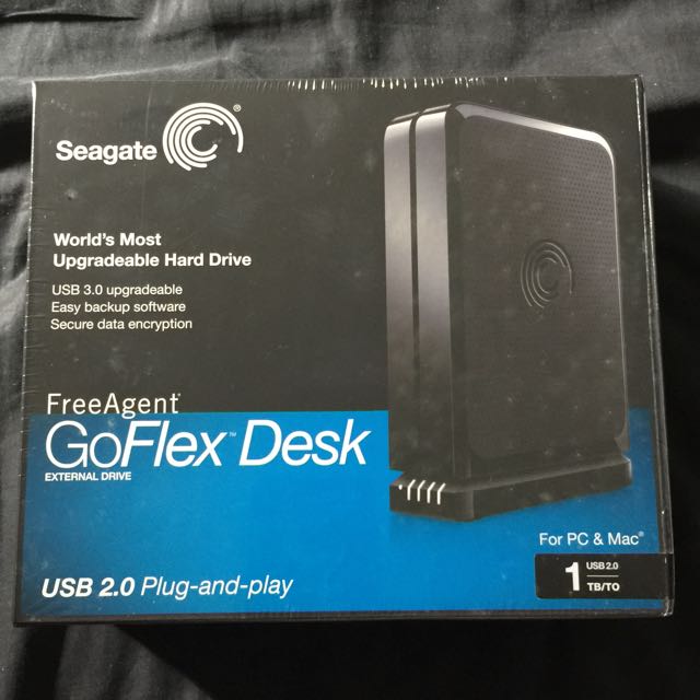 Seagate Freeagent Goflex Desk 1tb External Drive Brand New