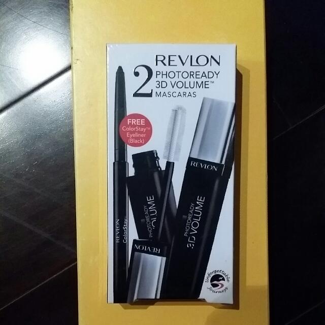 Bnib Revlon Photoready 3d Volume Mascaras 2 Plus Free Gift