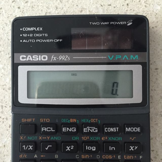 Casio fx 992 clearance