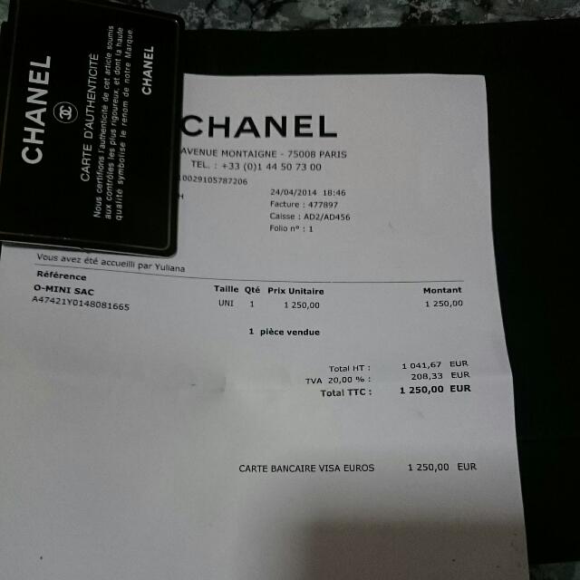 o mini sac chanel