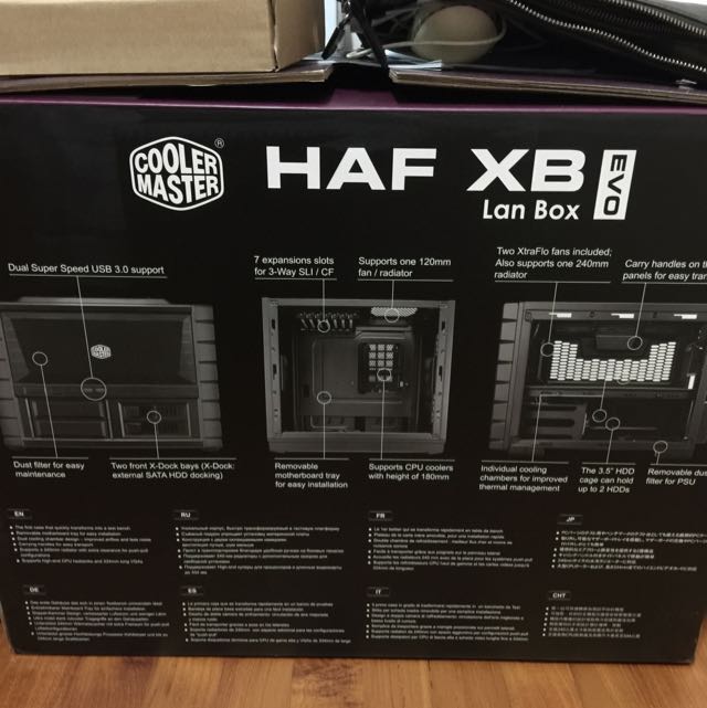 Cooler Master HAF XB EVO, Computers & Tech, Parts & Accessories