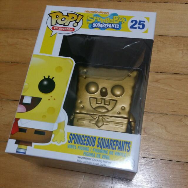 Gold spongebob funko pop clearance