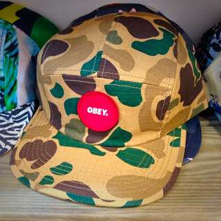 Obey Duck Camo 5-panel 獵鴨迷彩五分割帽