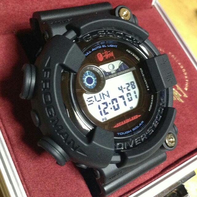 G shock frogman stussy cheap x bape