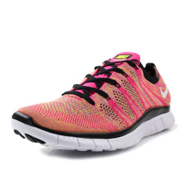 Free 5.0 flyknit pink flash top