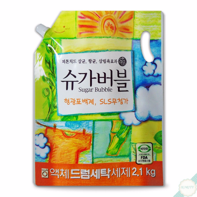 Sugar Bubble Concentrated Liquid Laundry Detergent for Front loader