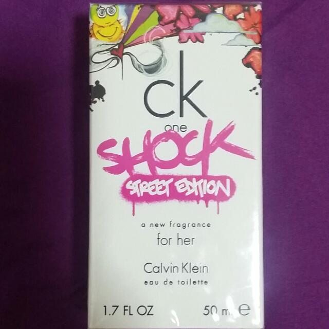 calvin klein one shock street edition for her