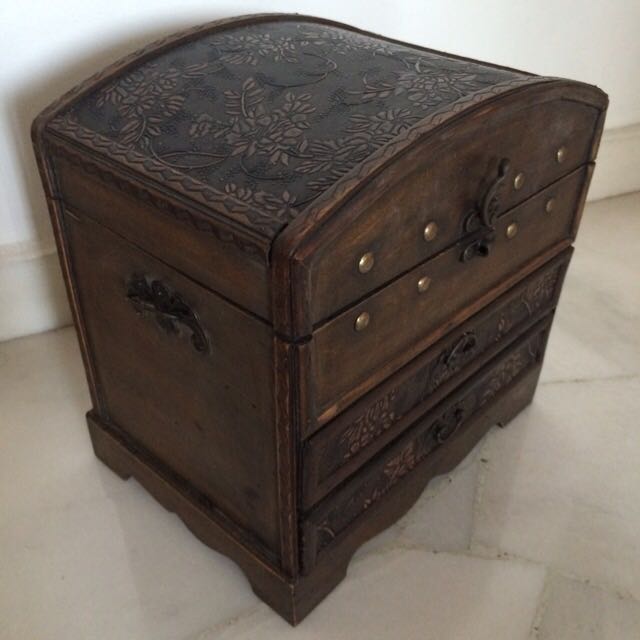 Mini Wooden Drawer Chest Furniture On Carousell