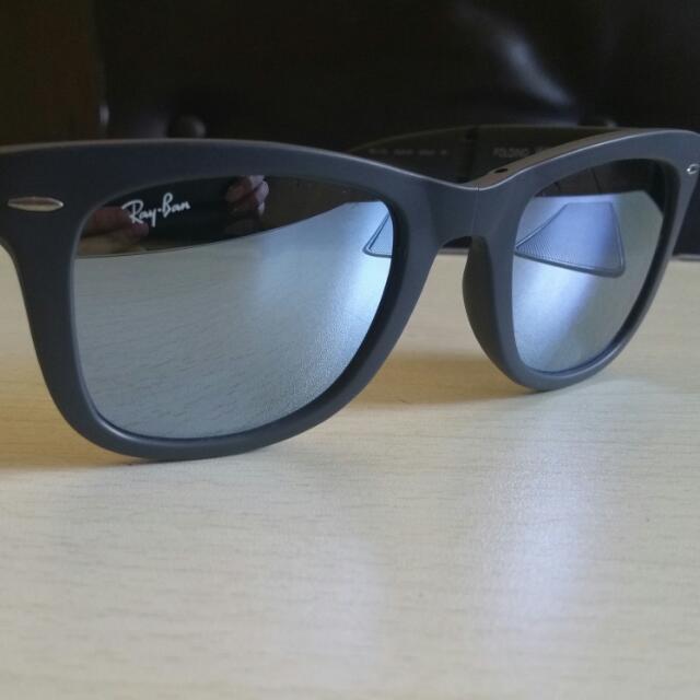 Ray Ban Wayfarer Folding Flash Sunglasses Luxury On Carousell