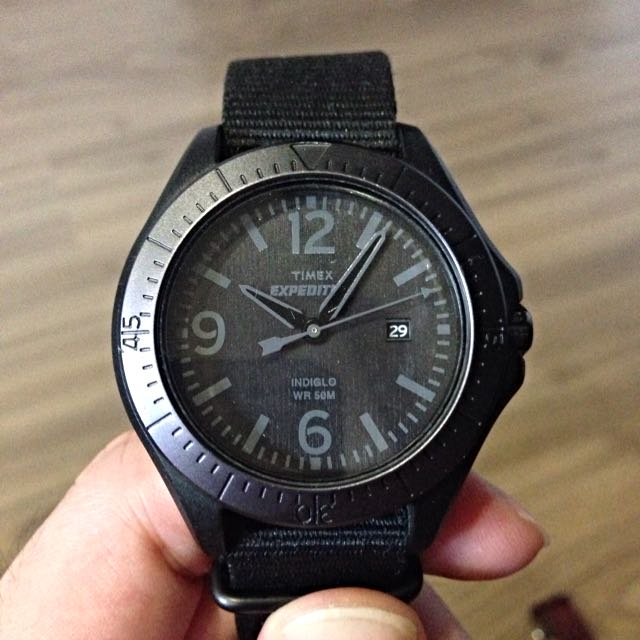 Timex hot sale all black