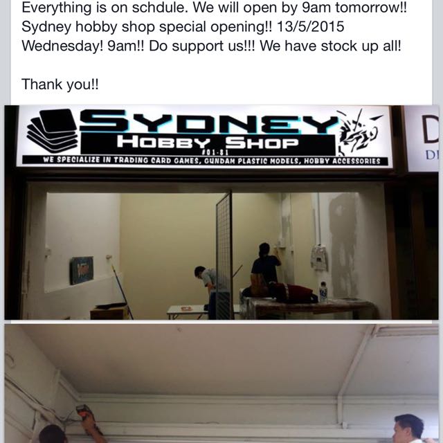 Sydney Hobby Shop Clementi . Gunpla Gundam Vanguard Trading Card Game